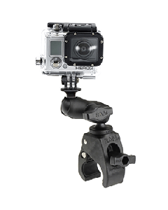 RAM Mount Small Tough-Claw&trade; Base w/Short Double Socket Arm & GoPro&reg;/Action Camera Mount RAM-B-400-A-GOP1U