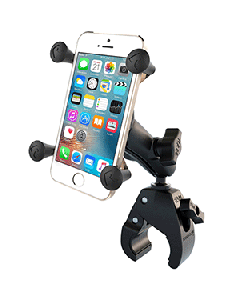 RAM Mount Small Tough-Claw&trade; Base w/Double Socket Arm & Universal X-Grip&reg; Cell/iPhone Cradle RAM-B-400-UN7