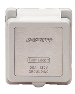 Marinco_Guest_AFI_Nicro_BEP Inlet Cap & Bezel Only MAR 301ELCB
