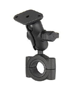 RAM Mount RAM&reg; Torque&trade; 1 1/8" - 1 1/2" Diameter Handlebar/Rail Base with B Size 1" Ball, Short Arm and Diamond Plate RAM-B-408-112-15-A-238U