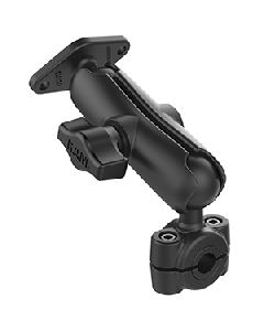 RAM Mount RAM&reg; Torque&trade; 3/8" - 5/8" Diameter Mini Rail Base w/ 1" Ball, Medium Arm and Diamond Ball Base RAM-B-408-37-62-238U
