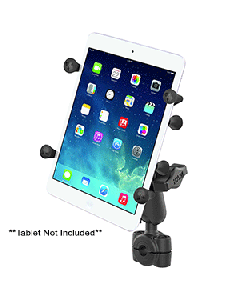 RAM Mount RAM&reg; Torque&trade; 3/8" - 5/8" Diameter Mini Rail Base with 1" Ball, Medium Arm and X-Grip&reg; for 7-8" Tablets RAM-B-408-37-62-UN8U