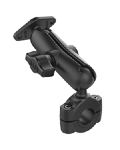 RAM Mount RAM&reg; Torque&trade; 3/4" - 1" Diameter Handlebar/Rail Base with 1" Ball, Medium Arm and Diamond Ball Base RAM-B-408-75-1-238U