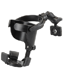 RAM Mount RAM Level Cup&trade; XL with Torque&trade; 3/4" &ndash; 1" Diameter Rail Base and Short Arm RAM-B-408-75-1-A-417U