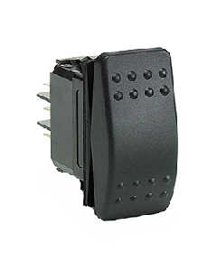 Cole Hersee Rocker Switch SPST On-Off 2 Blade M-58031-01-BP
