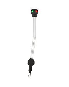 ATTWOOD LIGHTARMOR BI-COLOR POLE LIGHT 14" ANGLED NV6LC1-14A7