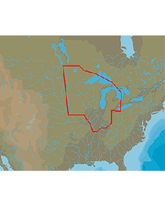C-MAP 4D LAKES NA-D072 NORTH CENTRAL NA-D072
