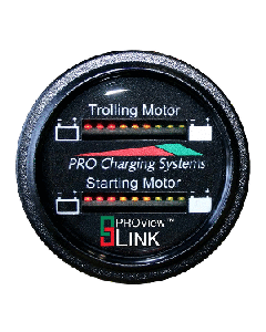 Dual Pro Battery Fuel Gauge - Marine Dua BFGWOM1524V/12V