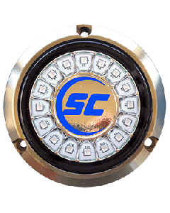 Shadow-Caster Ultra Blue Single Color Underwater Light - 16 LEDs - Bronze SCR-16-UB-BZ-10