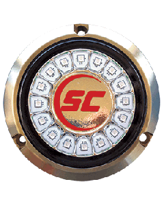 Shadow-Caster Cool Red Single Color Underwater Light - 16 LEDs - Bronze SCR-16-CR-BZ-10