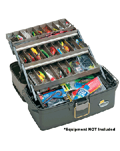 Plano Guide Series&trade; Tray Tackle Box - Graphite/Sandstone 613403