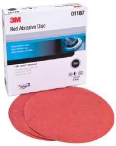 3M Marine Red Hookit Disc 6 P120A 50/Bx MMM 01224