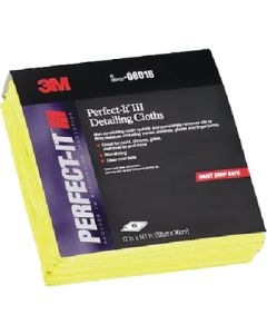 3M Marine Yellow Detailing Cloth 6/Pk MMM 06016