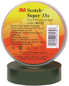 3M Marine 33+ Electrical Tape 3/4  X 20 MMM 06130