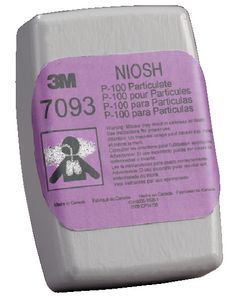 3M Marine Particulate Filter P100(12/Bx) MMM 7093