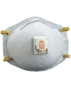 3M Marine Respirator W/Nose Clip (10/Bx) MMM 8511