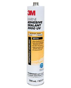 9M Marine 3000 UV Adhesive / Sealant 10 oz. Black MMM-98242