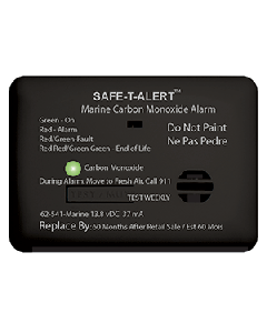 Safe-T-Alert 62 Series Carbon Monoxide Alarm - 12V - 62-541-Marine - Surface Mount - Black 62-541-MARINE-BL