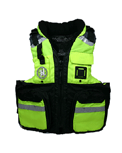 First Watch AV-800 Pro 4-Pocket Vest (USCG Type III) - Hi-Vis Yellow/Black - 2XL/3XL AV-800-HV-2XL-3XL