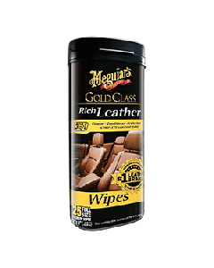 Meguiar's Gold ClassRich Leather Cleaner & Conditioner Wipes G10900