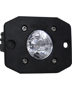 RIGID Industries Ignite Flush Mount Spot - Single - Black 20611