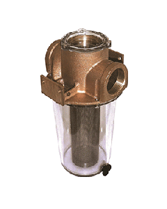 GROCO ARG-500 Series 1/2" Raw Water Strainer w/Stainless Steel Basket ARG-500-S