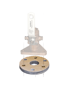 GROCO BB-1 BACKING BLOCK FITS 3/4" & 1" SEACOCKS