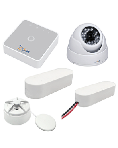 Glomex ZigBoatStarter Kit System w/Camera - Includes Gateway, Battery, Flood, Door/Porthole Sensor & IP Camera ZB102