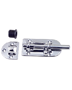 Perko Chrome Barrel Bolt - 5" 0947DP3CHR