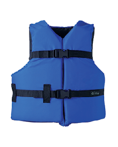 Onyx Nylon General Purpose Life Jacket - Youth 50-90lbs - Blue 103000-500-002-12