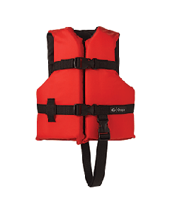 Onyx Nylon General Purpose Life Jacket - Child 30-50lbs - Red 103000-100-001-12