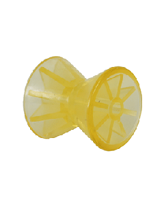 C.E. Smith Bow Roller - Yellow PVC - 4" x 1/2" ID 29543