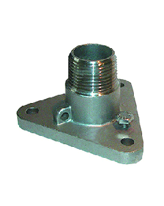 GROCO 2" #316 Stainless Steel NPS to NPT Flange Adapter IBVF-2000-S