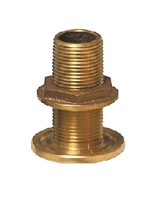GROCO 2" BRONZE THRU-HULL FITTING WITH NUT