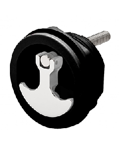 Whitecap Whitecap Compression Handle Cp Zinc/Black Nylon Non-Locking - 1/4 Turn S-9417Bc 74556