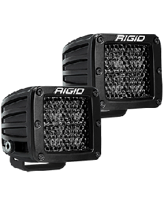 RIGID Industries D-Series Pro Spot Diffused Midnight Surface Mount - Pair 202513BLK