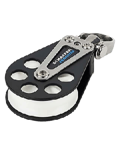 SCHAEFER SINGLE ALUMINUM BLOCK 51MM SHEAVE 504-05