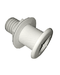 Johnson Pump Thru-Hull - 1-1/2" - White 75155