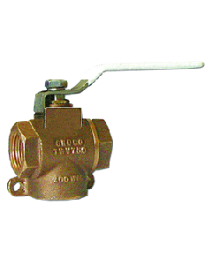 GROCO 3-WAY VALVE 3/4" NPT PORTS