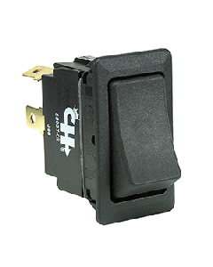 Cole Hersee Sealed Rocker Switch Non-Illuminated SPST (On)-Off 2 Blade 58027-02-BP