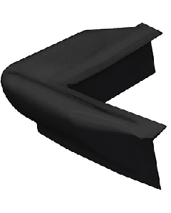 Dock Edge Dock Bumper Corner Dock Guard - Black DE73104F