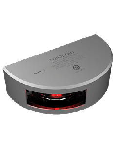 Lopolight Port SideLight - Vertical Mount - Aluminum Housing - 1nm/112.5&deg; Red w/2.5m Cable 101-002