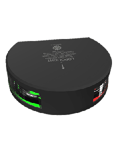 Lopolight Combined Starboard & Port Sidelight 1nm/112.5&deg;+ 112.5&deg; - Black Housing - Vertical Mount 101-004-B