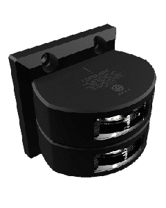 Lopolight Double Stern Light - 2nm - Black Housing - Vertical Mount 301-006ST-B