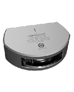 LOPOLIGHT STERN LIGHT 3NM 2.5M CABLE SILVER HOUSING 301-106