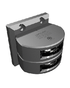 Lopolight Double Stern Light - 3nm - Silver Housing - Vertical Mount 301-106ST
