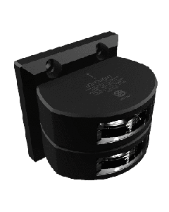 Lopolight Double Stern Light - 3nm - Black Housing - Vertical Mount 301-106ST-B
