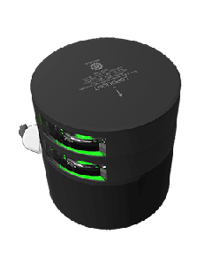 Lopolight Double Green Starboard Sidelight - 3nm - Black Housing - Horizontal Mount 301-108ST-B
