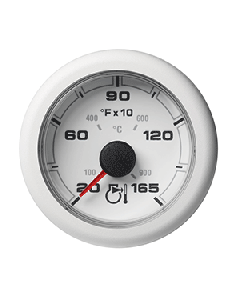 VDO 2-1/6" (52MM) OceanLink Pyrometer 1650&deg; F/900&deg; C - White Dial & Bezel A2C1349730001