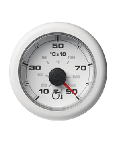 VDO 2-1/16" (52mm) OceanLink Pyrometer 900&deg; C/1650&deg; F - White Dial & Bezel A2C1349710001